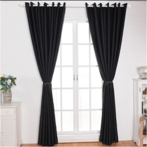 2 In 1 Plain Curtain- 7.5ft By 7.5ft