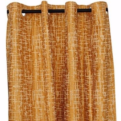 Matrix Eyelet Curtain - Gold