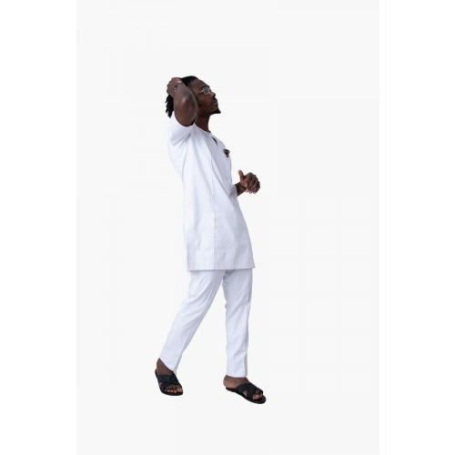 Traditional Attire For Men - Short Sleeve - White