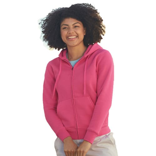 Women's Zip Hoodie - Pink