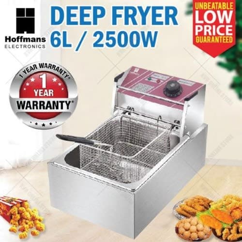 Hoffmans Hm-88-1 Electric Deep Fryer - 6l - Single Tank