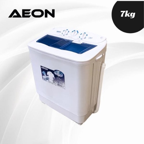Aeon Twin Tub Washing Machine - Wash Capacity 7Kg Spin Capacity 6Kg