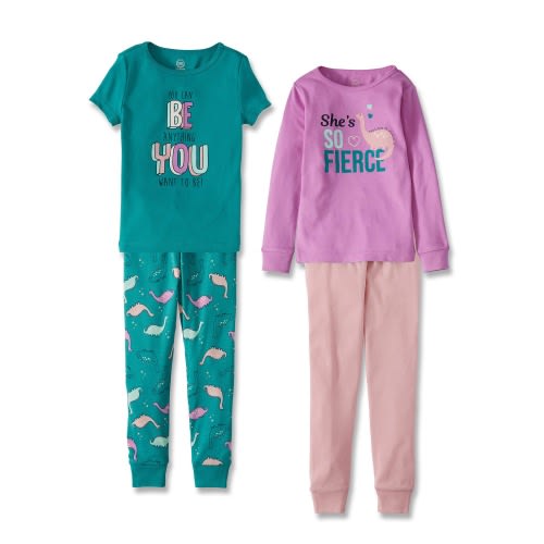 Girls Be You Fierce Cotton Snug Fit Pyjamas Sleepwear - ( Size Run Small )
