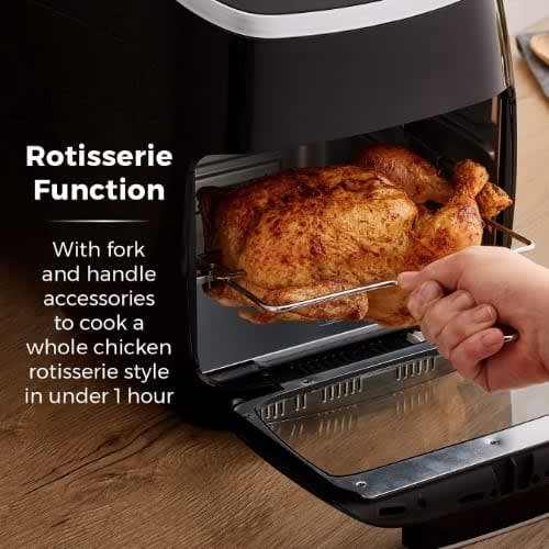 5-in-1 Air Fryer Oven With Rapid Air Circulation, Manual Control And 60 Minute Timer - 11l