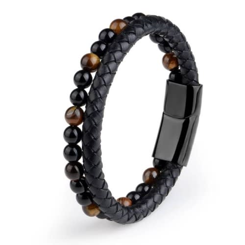 2 In 1 Women Studded Watch And Bracelet - Gold