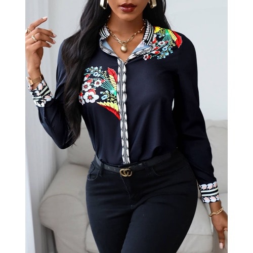 Lovely Corporate Top - Black