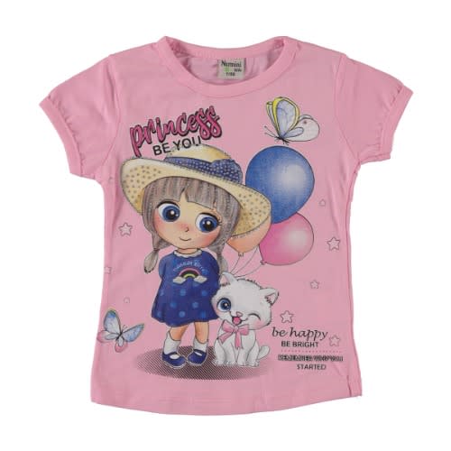 Girl T-shirt Princess Be You Pink