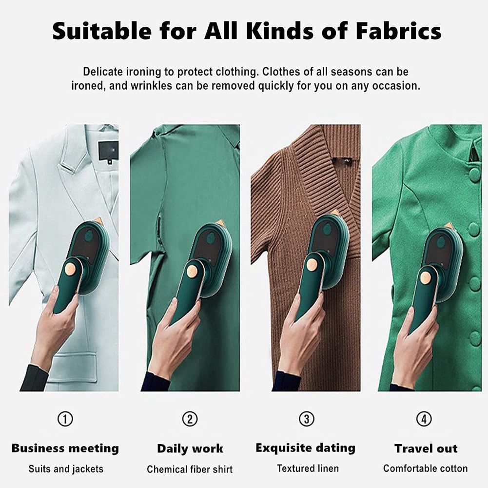 Mini Wet Dry Ironing Machine Heat Press For Home Travel US