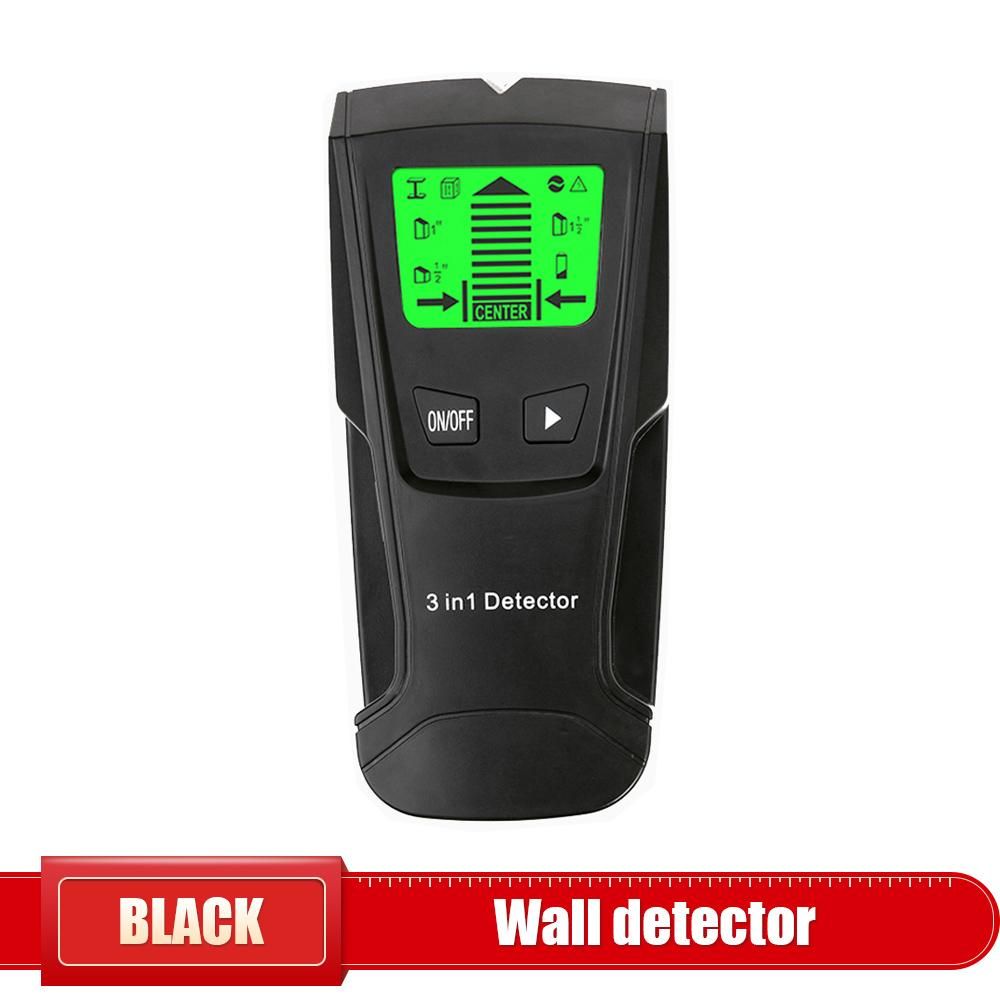 3 In 1 Sensor Wall Scanner Pipe Finder Pipe Wire Detector Live Wire Gadgets Detect Wall Electric Box Finder Digital Wall Scanner