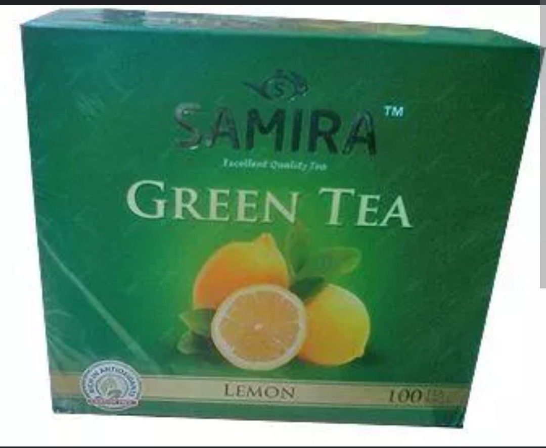 Pure Green Tea With LEMON  - 100 Tea Bags