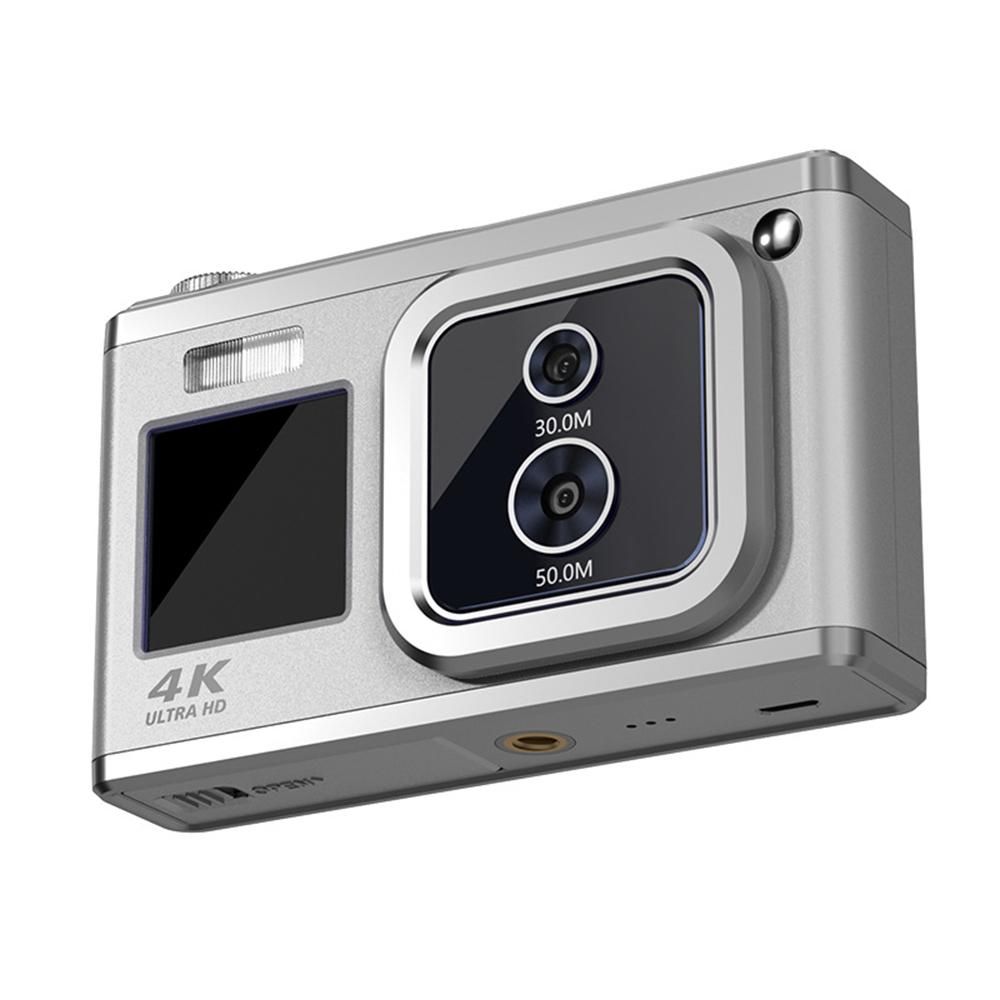 Andoer 2.88-inch Portable Digital Camera Compact Camera 50MP 4K Ultra HD 16X Zoom Auto Focus Self-Timer Anti-shaking with 2pcs Batteries 32GB Memory Card Great Gift for Kids Boys Girls Adult Teenagers Students
