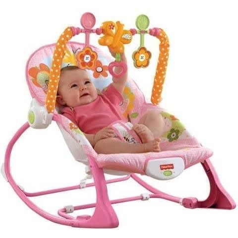 Infant-To-Toddler Rocker Sleeper-Pink