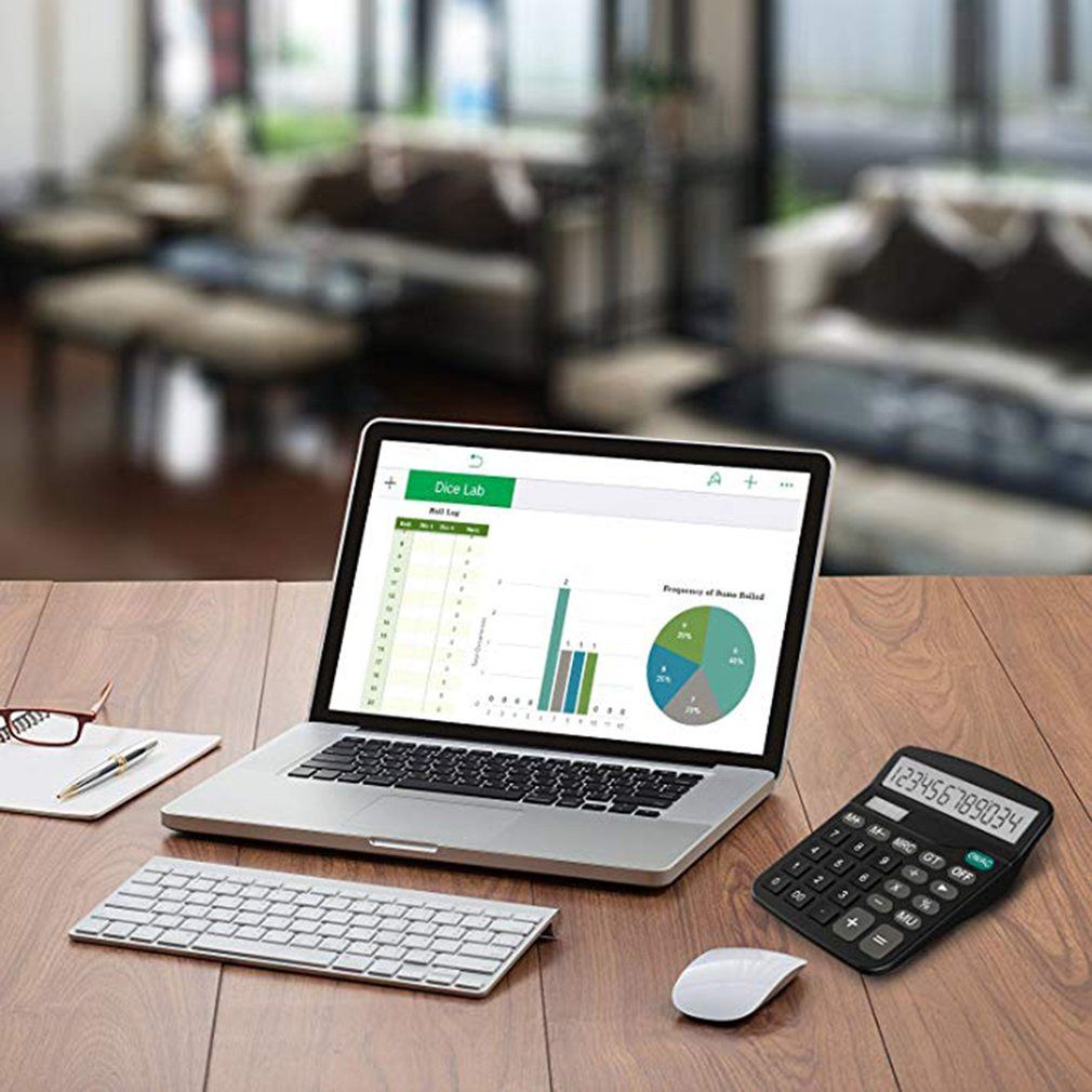 Calculator Desktop Calculator Office Finance Calculat Plastic Solar Computer Business Finance Office Calculator 12-Bit Office