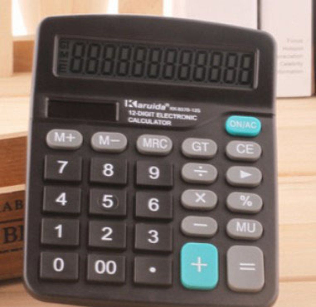 Calculator Desktop Calculator Office Finance Calculat Plastic Solar Computer Business Finance Office Calculator 12-Bit Office