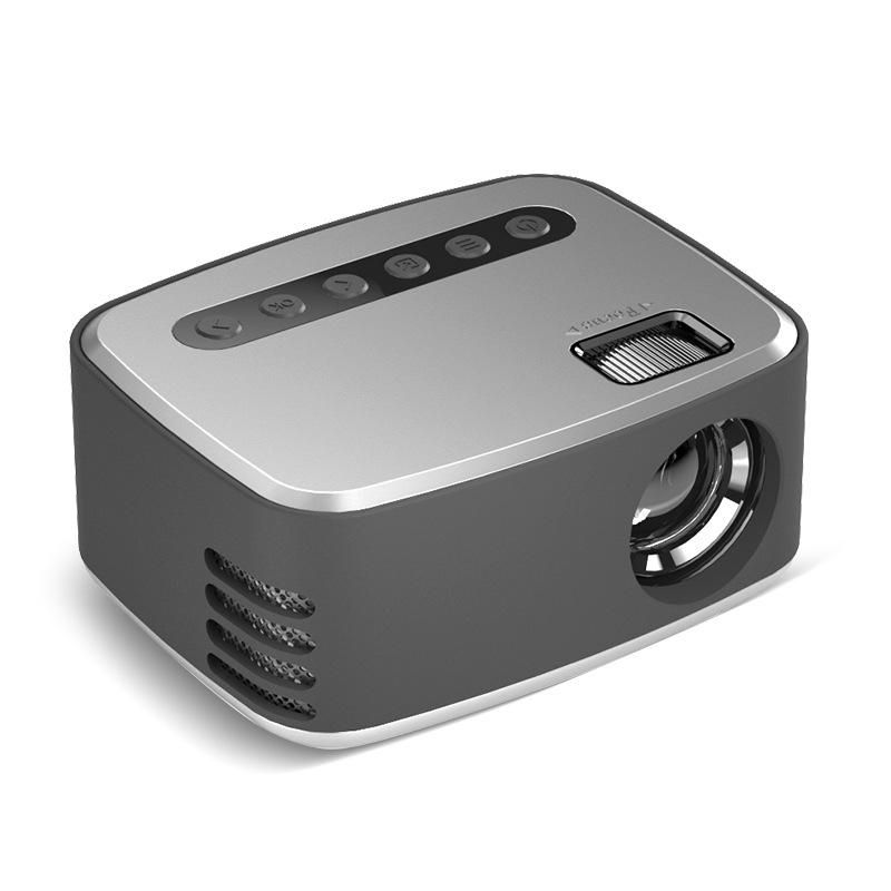 New T20 Micro Projector Home HD 1080P Portable Home Theater Small Mini Projector Wholesale Silver Black - Multimedia Edition Australian regulations