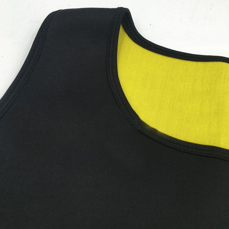 2020 Most Popular Men's Body Shaping Waistband Shrink Underwear Sweat Absorbing Sports Tanks BLACK