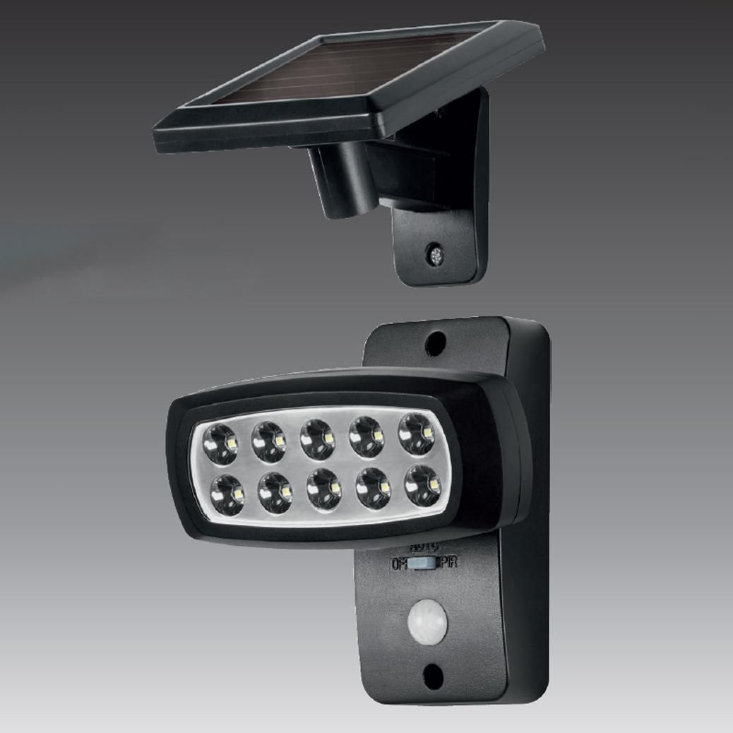 10 Solar Motion Sensor Security Light Spot Lamp