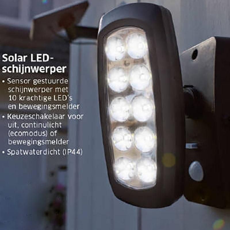10 Solar Motion Sensor Security Light Spot Lamp