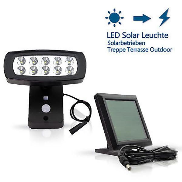 10 Solar Motion Sensor Security Light Spot Lamp