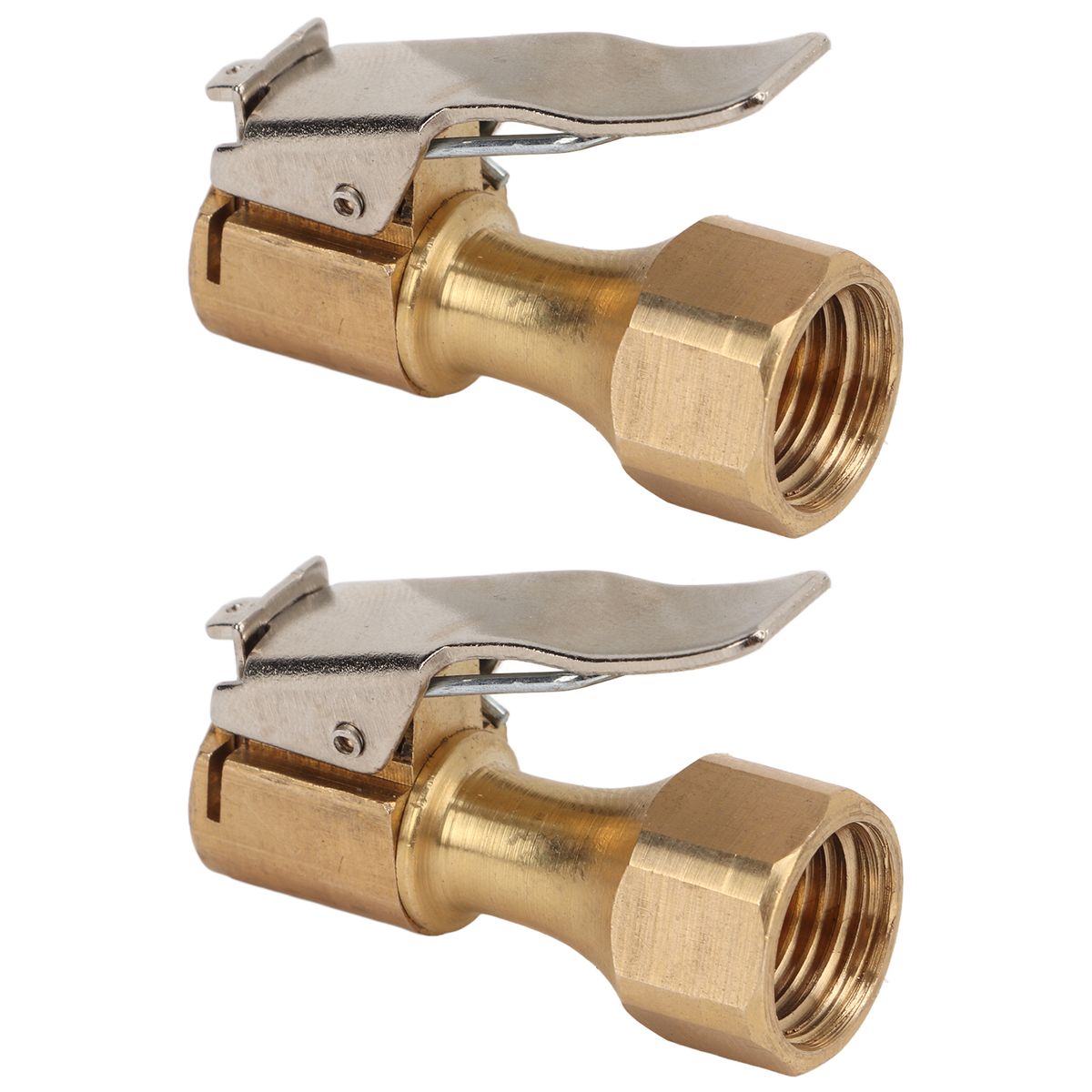 2PCS Air Chuck Br Internal Thread Tire Pump Nozzle