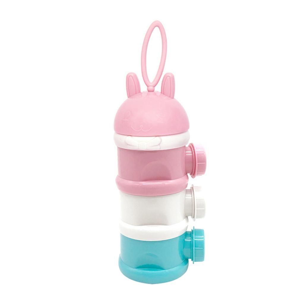 Formula Dispenser, Stackable, , Baby Milk Dispenser & Pink