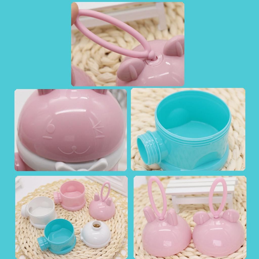 Formula Dispenser, Stackable, , Baby Milk Dispenser & Pink