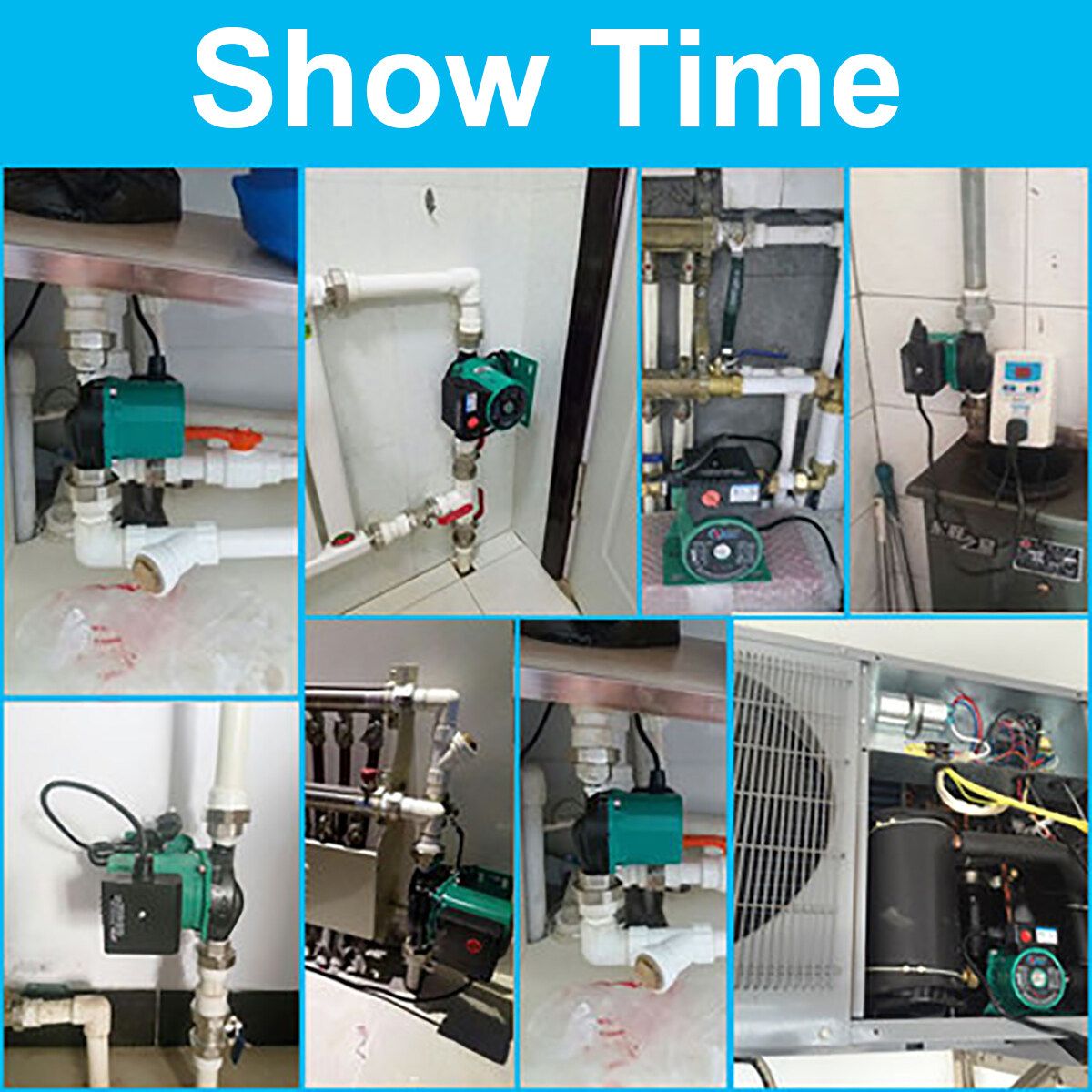 3-Speed 220V Central Heating Circulator Mute Boiler Hot Water Circulating Pump 100w 0.6inch