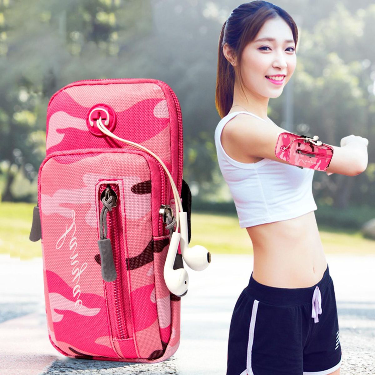 Running Arm Bag Multifunctional Armband Phone Holder Mix Color