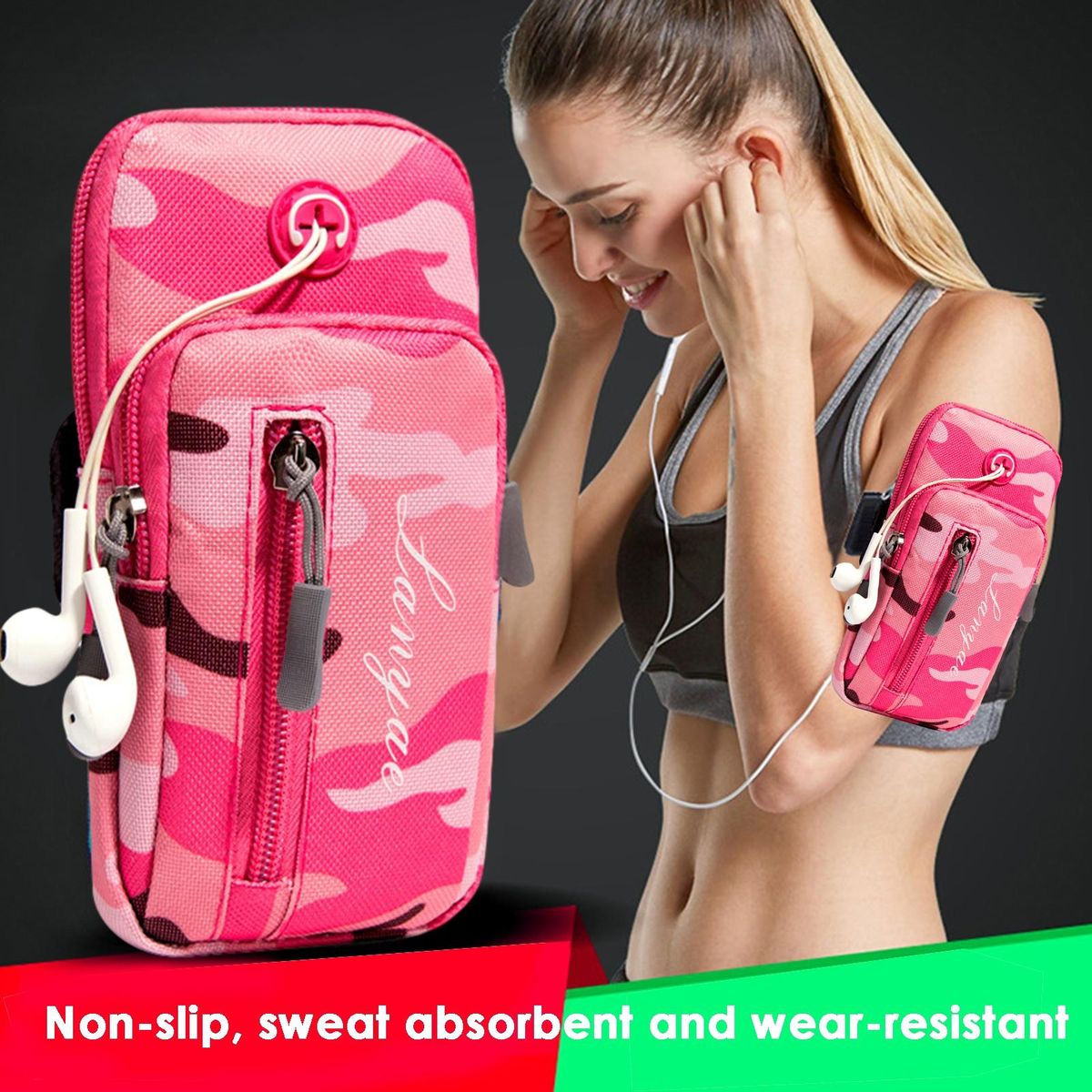 Running Arm Bag Multifunctional Armband Phone Holder Mix Color