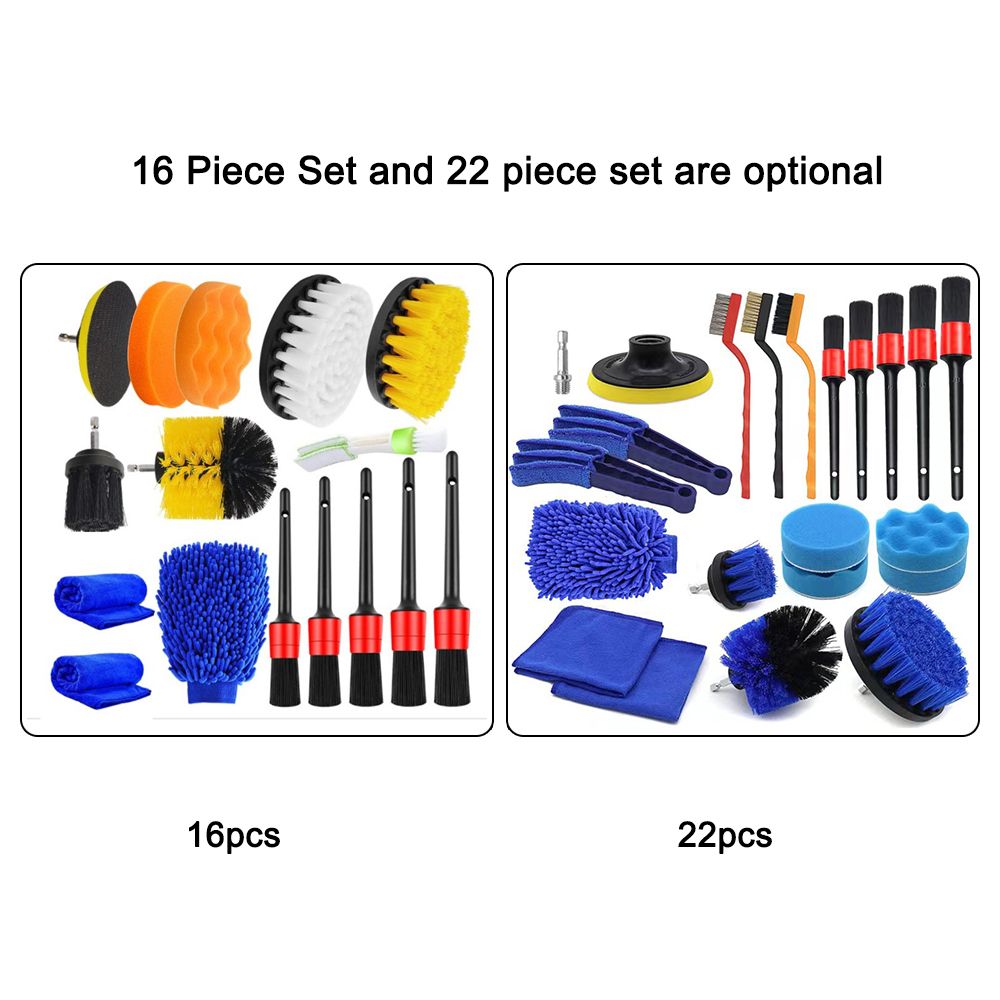 Car Detailing Brush Kit Multifunction Car Detail Cleaning