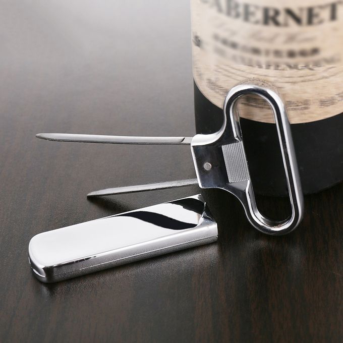 Two-Prong Cork Puller With Cover  Opener Cork Bottle Opener