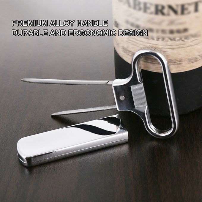 Two-Prong Cork Puller With Cover  Opener Cork Bottle Opener