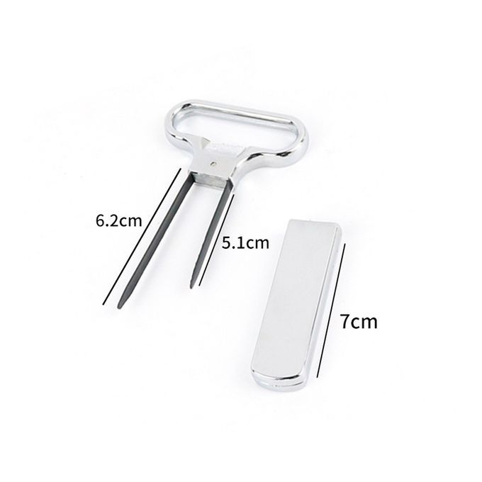 Two-Prong Cork Puller With Cover  Opener Cork Bottle Opener