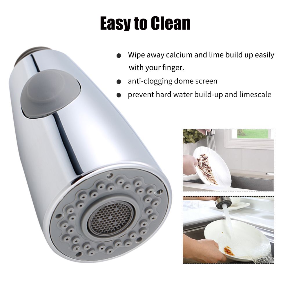 Kitchen Sink Faucet Head 2-Function Pull Out Spray Head With