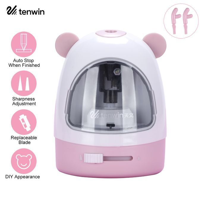 Tenwin Small Durable Electric Pencil Sharpener