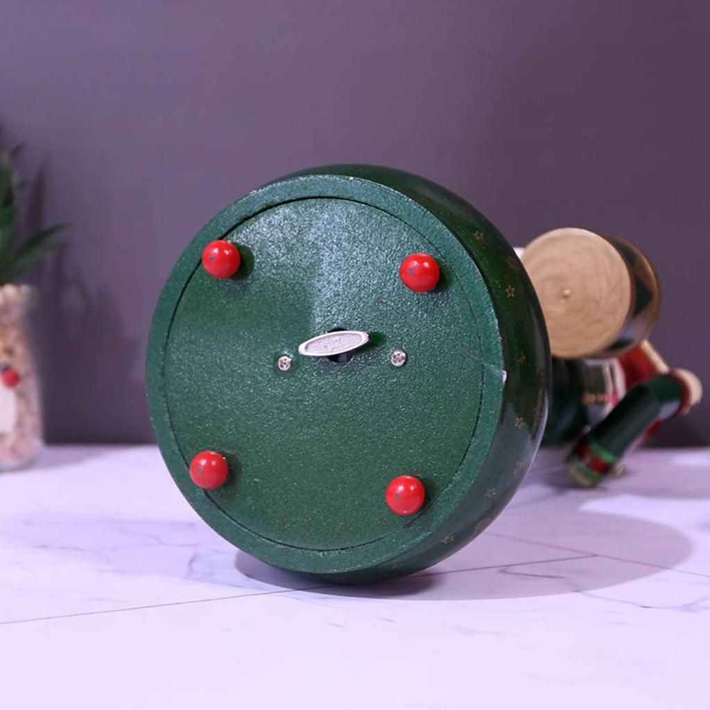 Music Box 36cm Nutcracker Soldier Nutcracker Ornaments For Table Blue