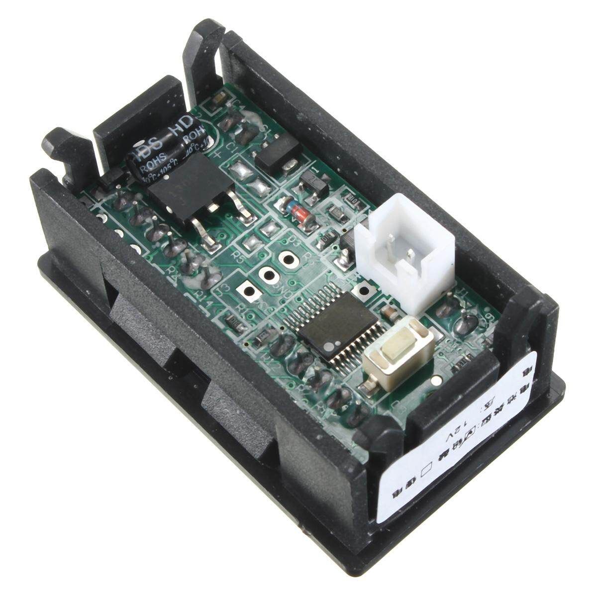 2pcs New 12V Lead-acid Indicator Intuitive Voltage LED Display Meter Tester