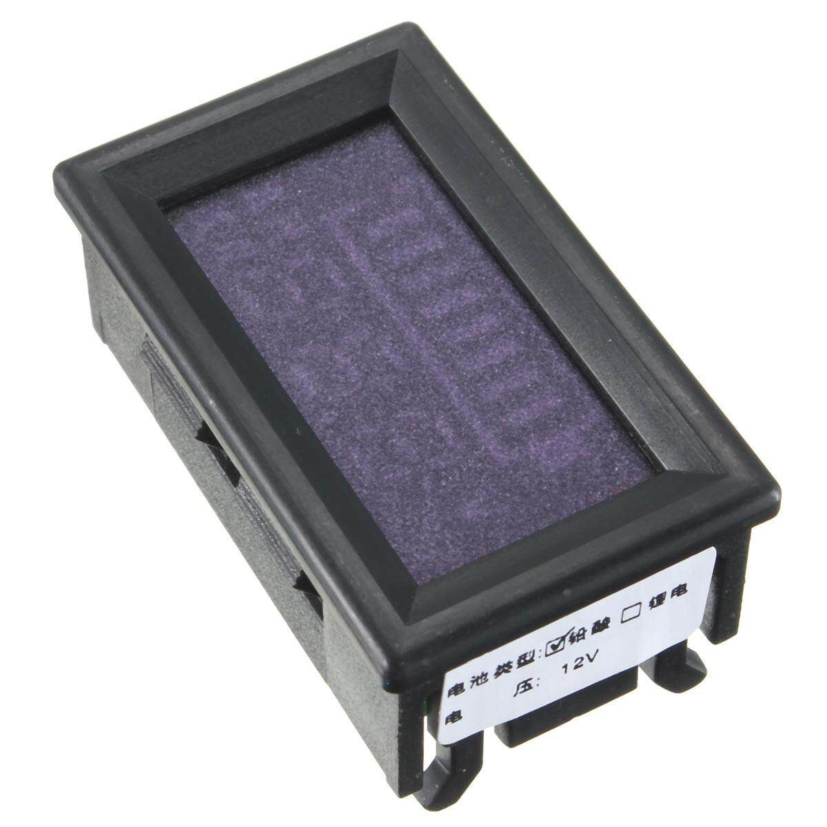 2pcs New 12V Lead-acid Indicator Intuitive Voltage LED Display Meter Tester