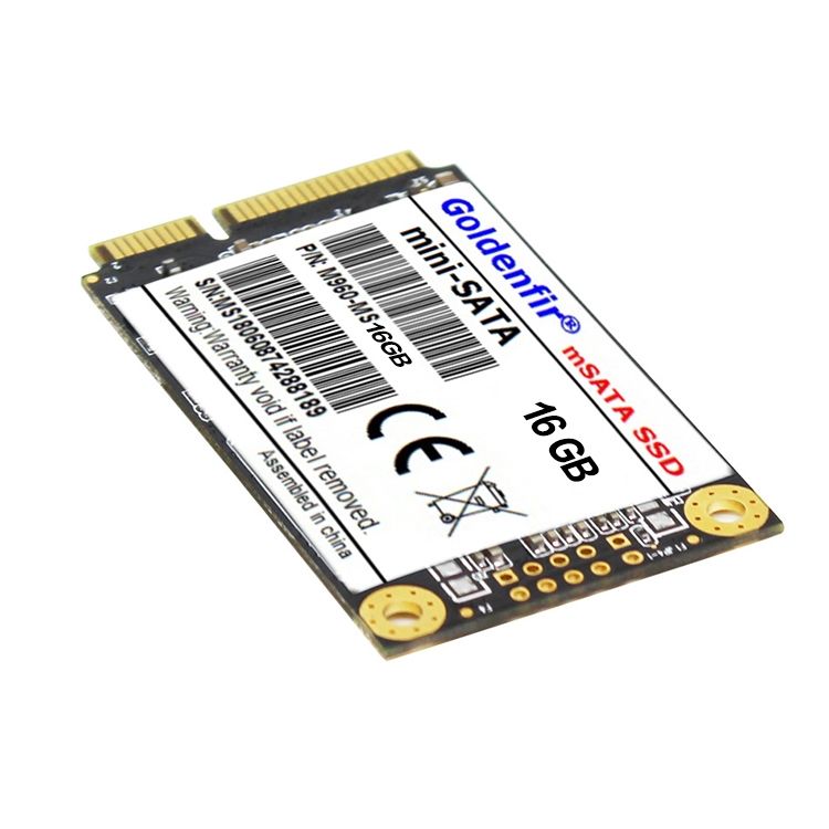 Goldenfir 1.8 Inch MSATA Solid State Drive, Flash Architecture: TLC, Capacity: 16GB