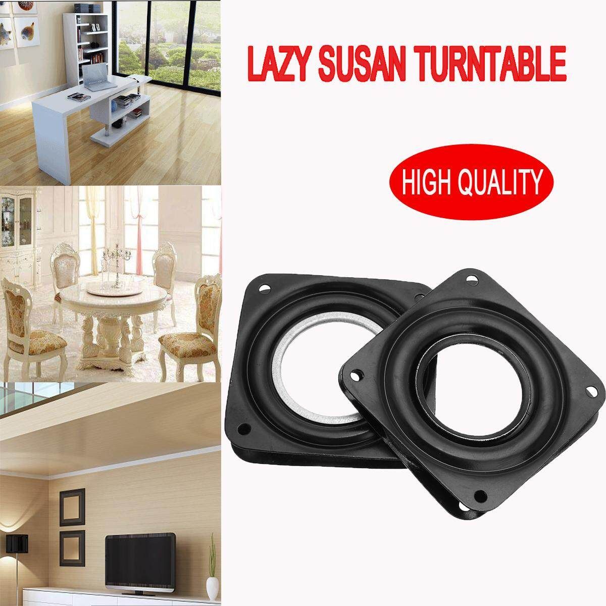 3'' Small Exhibition Turntable Bearing Swivel Plate Lazy Susan! Great For Mechanical Projects Hardware Fitting Black