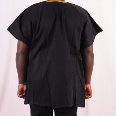 Men's Traditional Dansiki Wear - Black