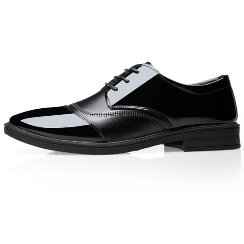 Men's Office Leather Shoe - Black