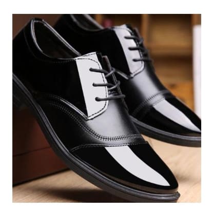 Men's Office Leather Shoe - Black