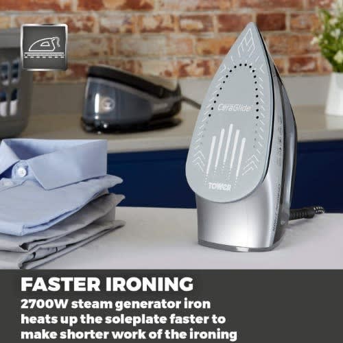 T22006 Ceraglide Steam Generator Iron With Ceramic Soleplate- 2700 W -1.5 Litres