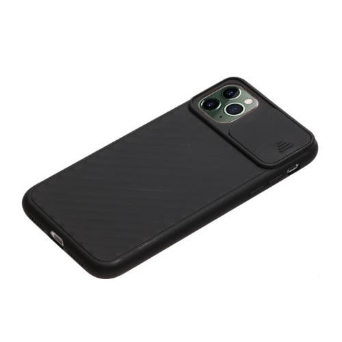 Liquid Silicone Case With Camera Len Protector For iPhone 12 Pro Max - Black