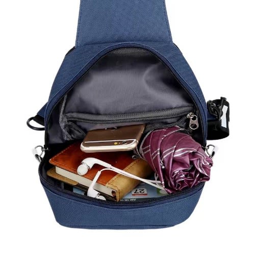 Unisex Crossbody Bag - Blue