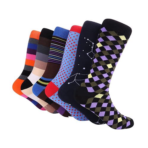 New Marino Spring Zest Men Socks - Set Of 6 - Pack 326