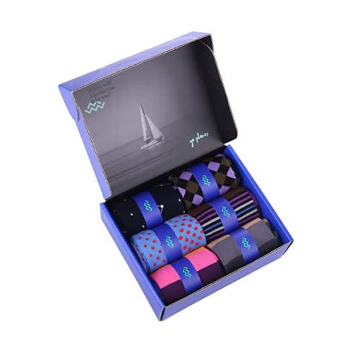 New Marino Spring Zest Men Socks - Set Of 6 - Pack 326