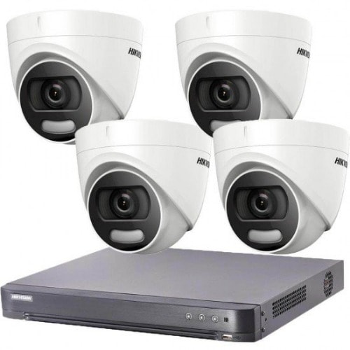 4 Colorvu Cctv Dvr Surveillance Camera System