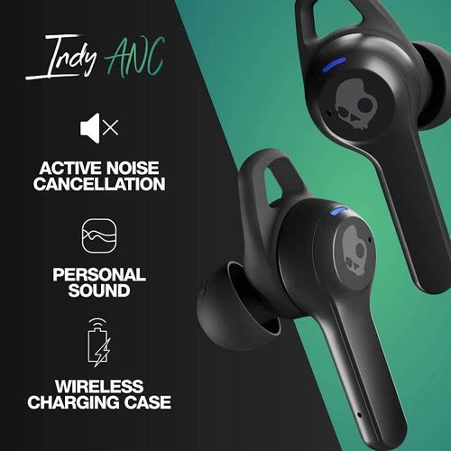 Indy Anc True Wireless Noise Cancelling In-ear Earbud - True Black